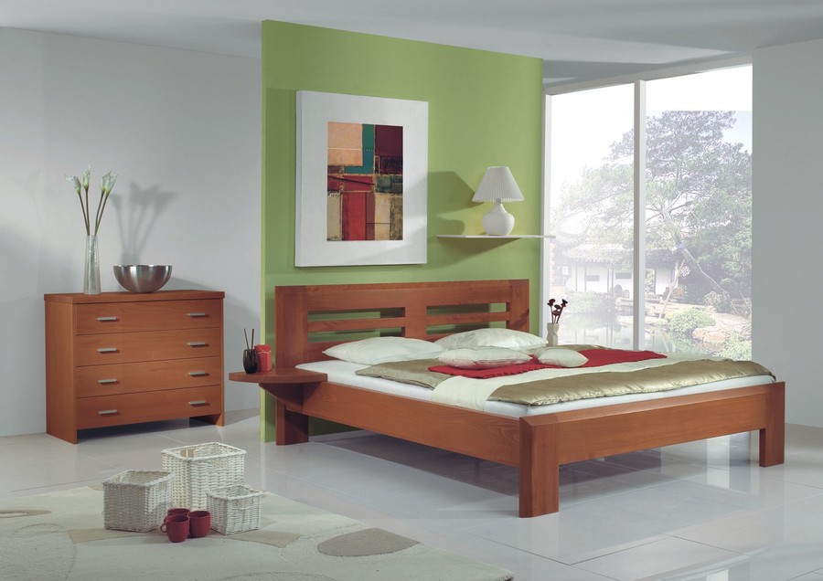 TATIANA - ložnice;postel,noční stolek, komoda, skříň